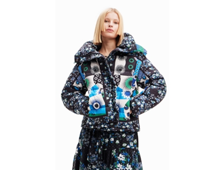 Chaqueta acolchada patchwork DESIGUAL L