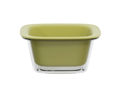 Cesta de drenaje de doble capa, recipiente multifuncional para frutas y verduras, ideal para cocinas domésticas.