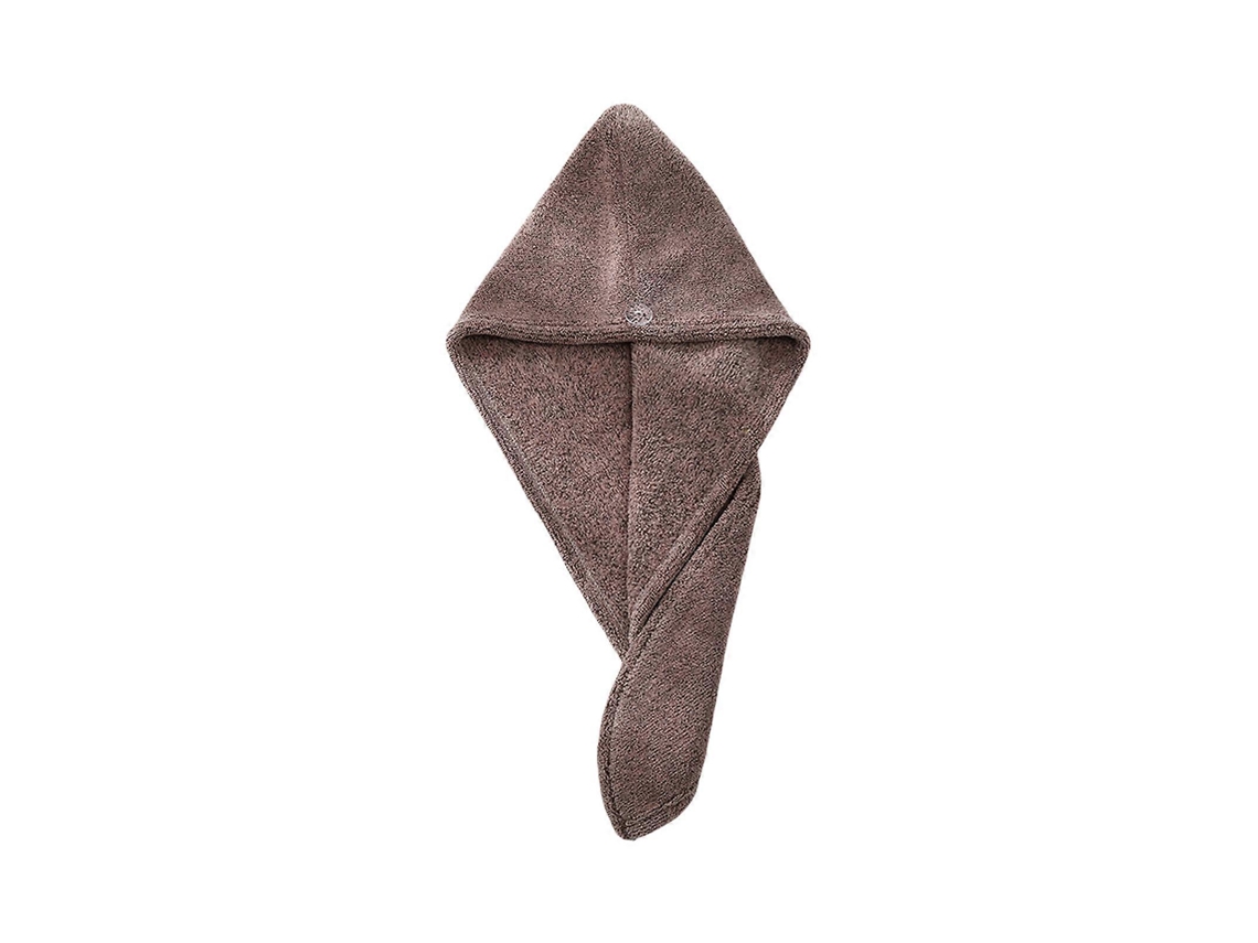 Toalla de pelo de coral, duradera y absorbente, para un secado rápido y protección capilar después del baño o la natación, amarilla. Rosewell