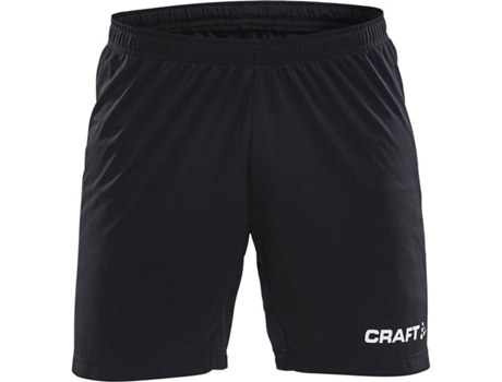 Pantalones para Hombre CRAFT Progress Contrast Negro para Fútbol (XS)