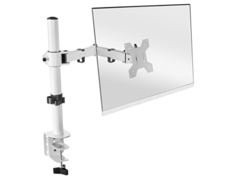 Soporte de Monitor de Brazo para Pantallas Hasta 32” MARS GAMING MARM1 Compatible VESA75 y VESA100 Blanco