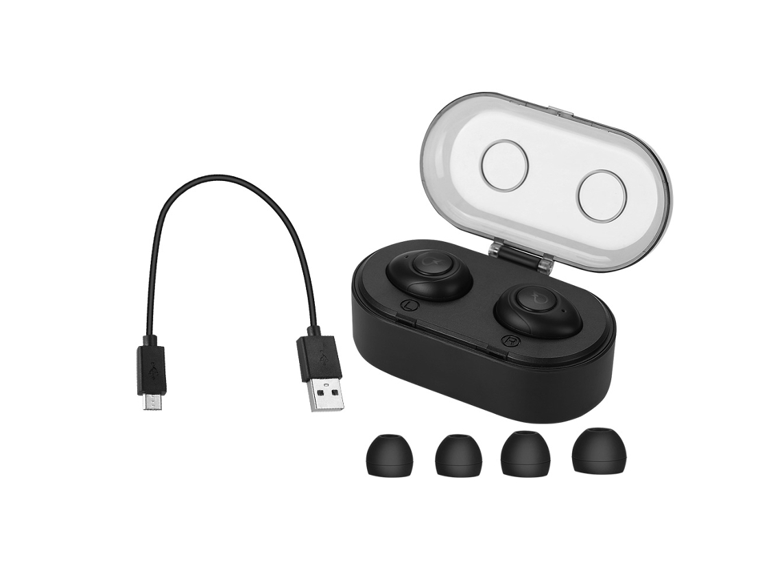 Auriculares inalámbricos Bluetooth TWS con estuche de carga. EOOCOO