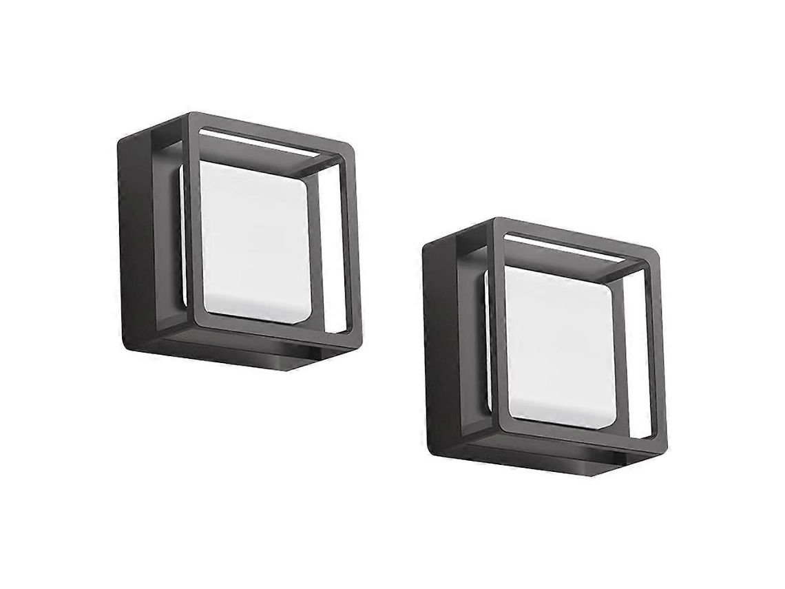 Luz nocturna LED Rosewell, paquete de 2 luces nocturnas con sensor crepuscular, intensidad ajustable, enchufe europeo.