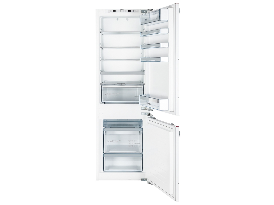 Frigorífico Combi Empotrable BOSCH KIS86AFE0 (Low Frost - 1772 cm - 266 L - Blanco)