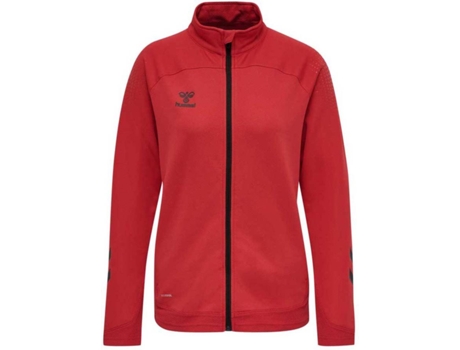 Abrigo para Mujer HUMMEL Lead Poly Rojo para Fitness (XXL)