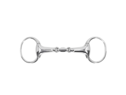 Anillo de bozal de acero inoxidable para caballo de 125 mm, equipo de entrenamiento