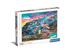 Puzzle CLEMENTONI High Quality Collection Vista de Grecia (500 Piezas - Edad Mínima: 14 años)