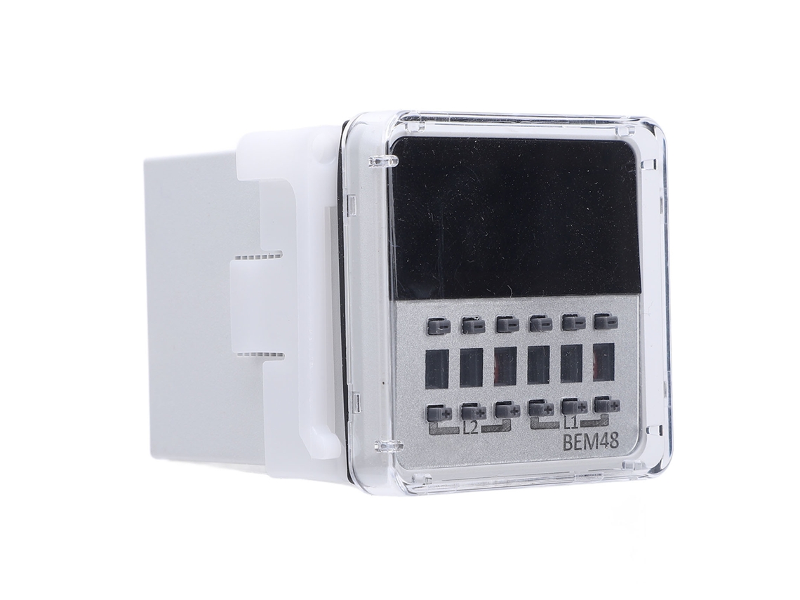 Relé De Temporizador Digital Led 0.1s-99h Con Encendido Soportado Sin Ciclar