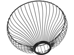 Lámpara De Techo Metálica De Estilo Vintage Moderno De 195x115 Mm.