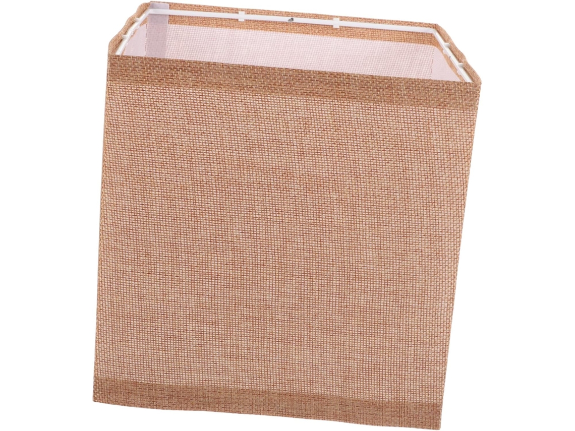Lámpara De Mesa De Tela E27 Cm 20x20 Cm Para Sala De Estar