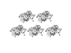 Kit de 125 piezas de terminales de cobre sin aislamiento AWG 1/2/4/5/7 para cableado