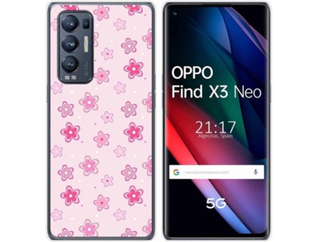 Carcasa Oppo Find X3 Neo TUMUNDOSMARTPHONE Flores