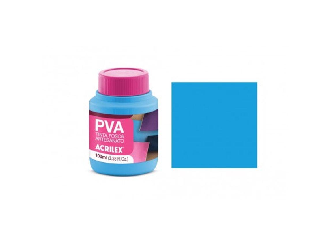 Pintura mate PVA 100 ml Azul cielo 03210503 Acrilex