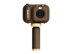 Cámara digital infantil marrón + trípode VEANXIN