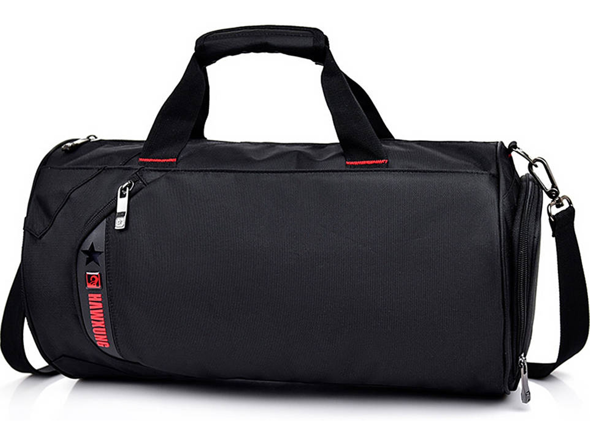 Bolsa de Gimnasia ANSELF Hawxung Negro y Rojo