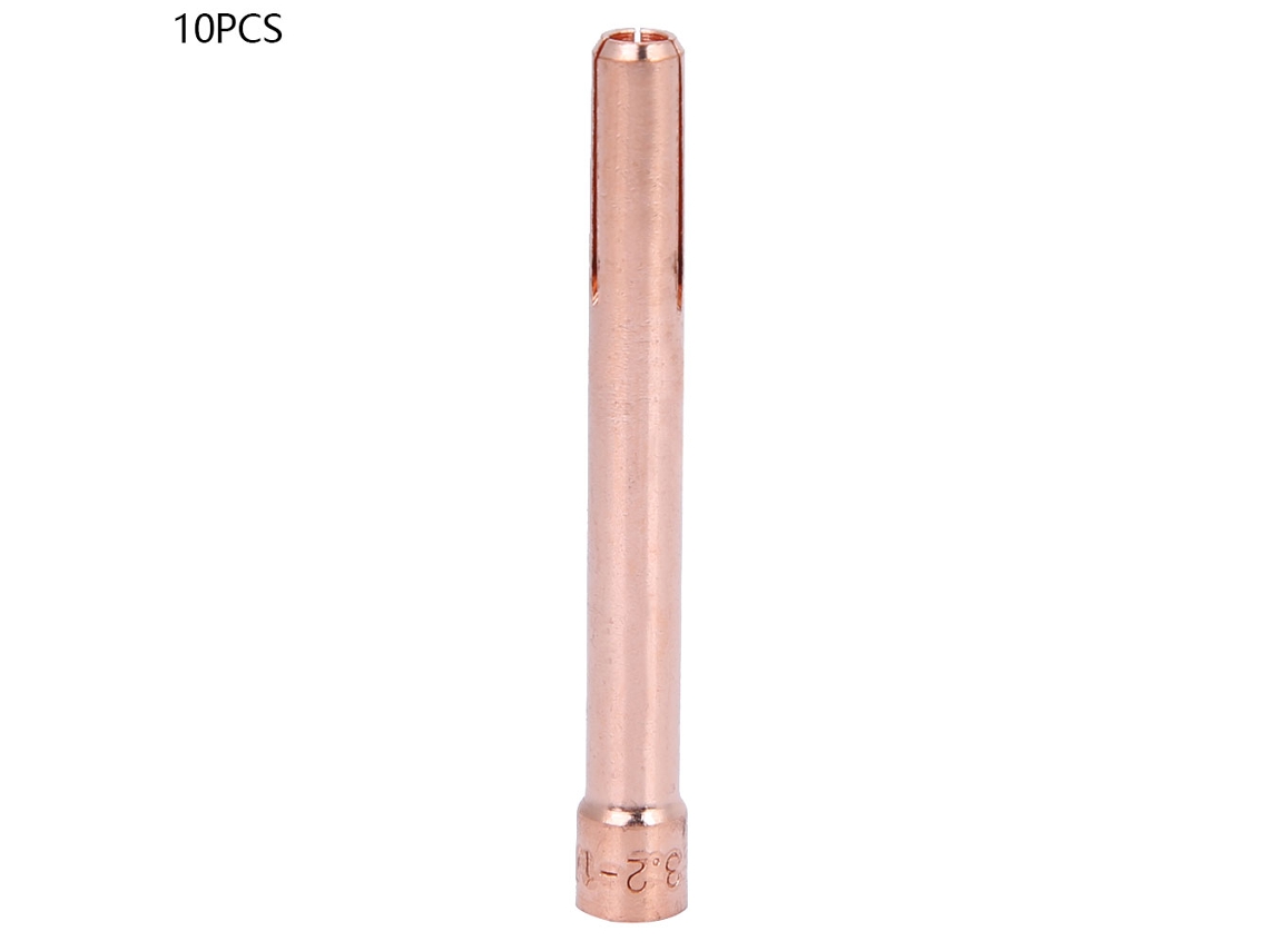 Juego De 10 Unidades De Cuerpo De Chaleco De Cobre 10n22-10n25, Consumibles Para Antorcha De Soldadura Tig Resistente A Altas Temperaturas.