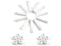 2026-12 Piezas Pasadores Plásticos, Repuestos Para Piscinas Intex, 6cm, Abs Duradero, Para Piscinas De Marco Redondo Y Rectangular