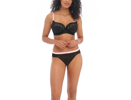 Sujetador de Mujer FREYA Aros Refuerzo Lateral Negro (100 cm H)