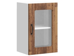 Maison Exclusive - Armario Pared Cocina Puerta De Cristal Lucca Madera Vieja