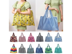 Bolsa de la compra grande, portátil y plegable, fabricada en tela Oxford, lavable, reutilizable y de gran capacidad. Ideal para guardar la compra y como bolsa de almacenamiento.