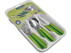 Cubertería TRAMONTINA Munique Conj. 25 piezas Verde (Acero Inox)