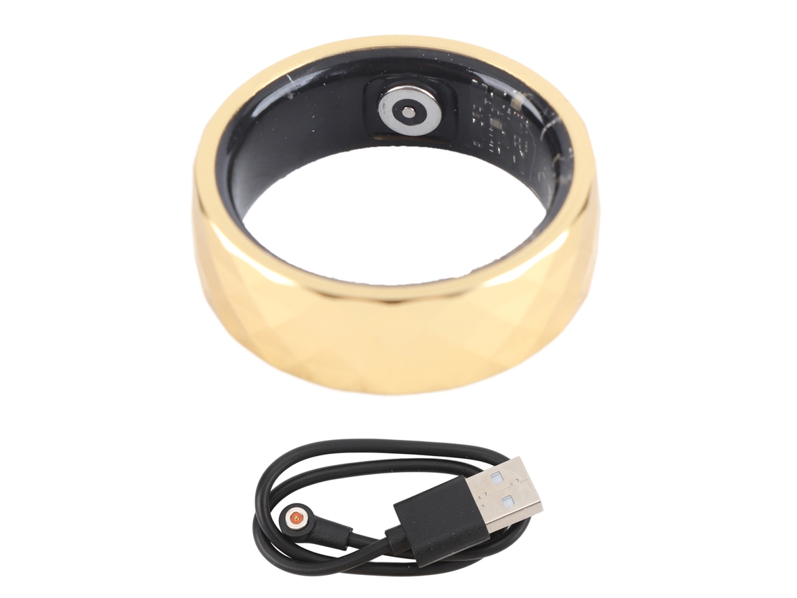 Anillo Inteligente De Aleación De Aluminio Con Seguimiento De Pasos, Sueño Y Temperatura Corporal Para El Fitness.
