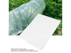 Película de polietileno transparente para protección de plantas de invernadero y jardín exterior.