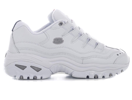 Botas SKECHERS Cuero Mujer (37 - Blanco)