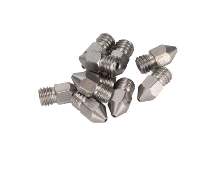HURRISE 10 Piezas Mk8 Kit de Boquillas para Impresora 3D Boquillas para Impresora 3D Mk8 Boquilla para Impresora de Computadora de Acero Inoxidable...