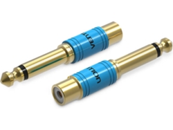 Adaptador VENTION convertidor de audio Jack 6.5mm Mono Macho para RCA hembra - Azul