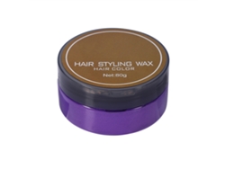 Cera De Color Para Cabello Desechable, Crema Tinte Para Peinado Y Modelado, Púrpura