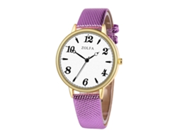 Reloj De Pulsera Unisex Para Parejas, Estilo Clásico, De Cuarzo, Ideal Como Regalo (morado)