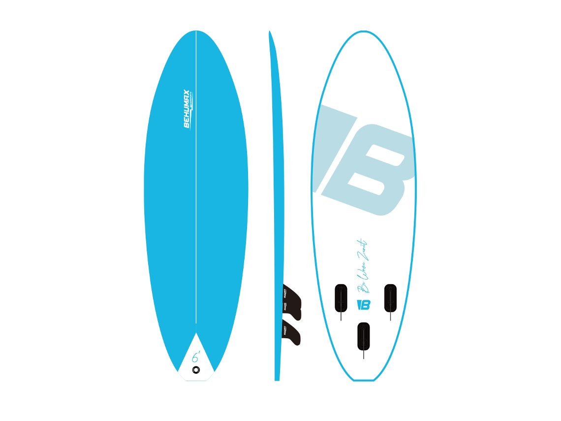 Tabla de surf Be Wave Zenit 6 para principiantes Behumax
