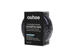 El champú de carbón de bambú Ouhoe limpia y nutre el cabello.