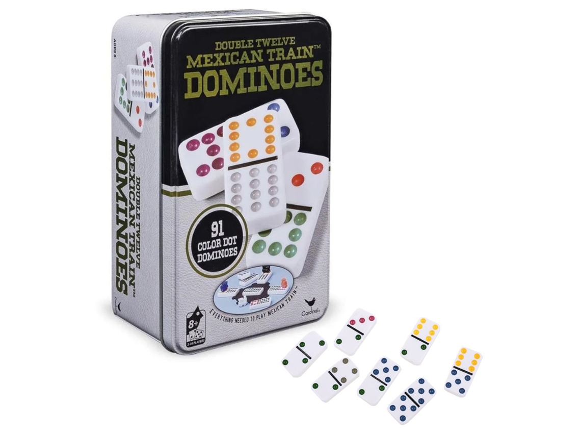 Dominó doble BJ-28 de 6 piezas para reuniones familiares y fiestas de cumpleaños, juego de mesa para adultos y para llevar de viaje.