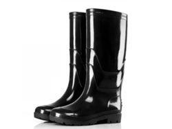Botas De Lluvia Impermeables, Antideslizantes Y Duraderas Para Hombre, Botas Altas De Trabajo, Talla 44 (28x38x10.5)