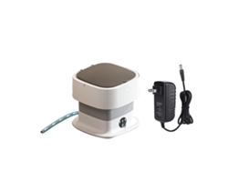 Mini Lavadora Portátil Plegable Para Calcetines Ropa Interior Dormitorio Viaje Gris Enchufe Estadounidense 110-240v