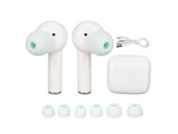 Fones De Ouvido Tradutor De Idiomas 144 Línguas Com Cancelamento De Ruído Bluetooth 5.3 Branco