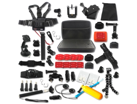 Kit de AccesoriosINF para Go Pro Hero (50 Piezas)
