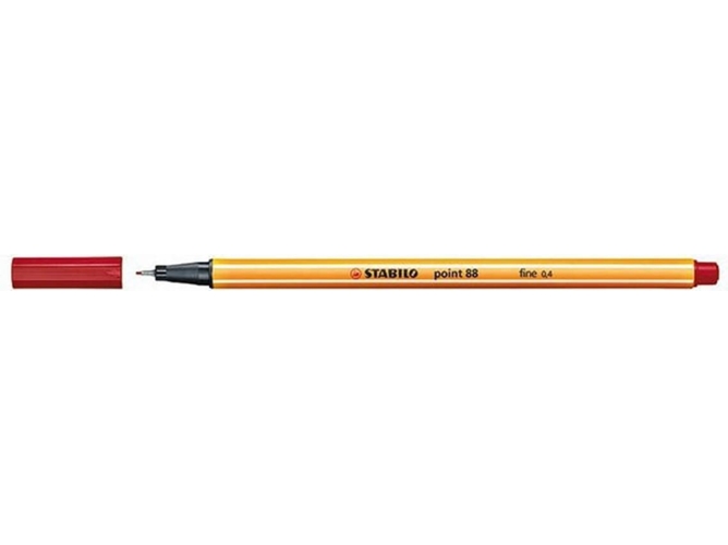 Bolígrafo Fineliner STABILO point 88 Rojo