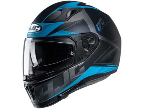 Casco HJC i70 Eluma Color Mate-Negro y azul Talla S