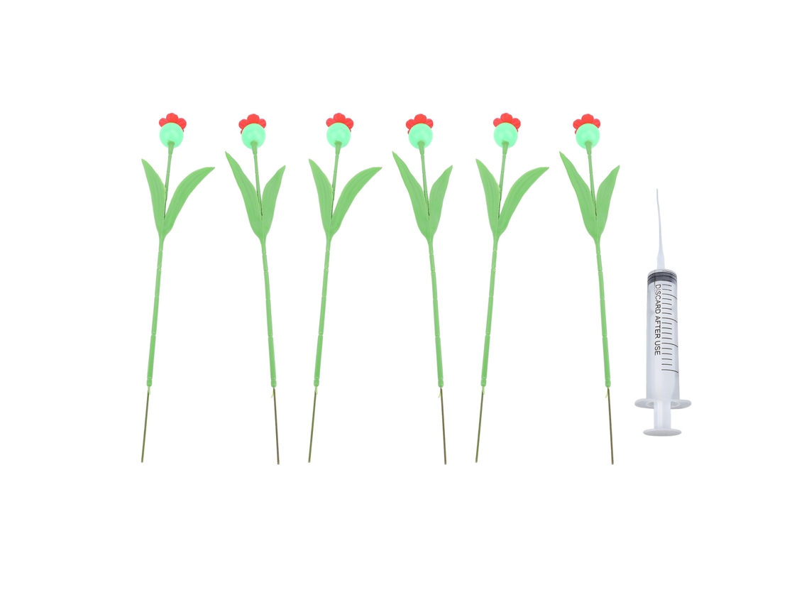 6 Comederos Para Abejas Y Colibríes, Estación De Agua Floral De Hierro Pp Para Jardinería