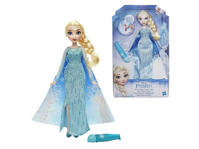 Muñeca HASBRO Frozen - Elsa con Cubierta Mágica