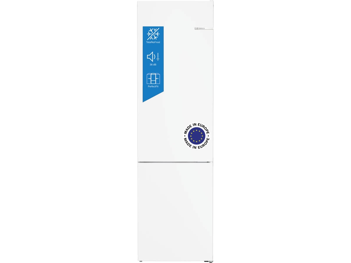 Frigorífico Combi BOSCH KGN39VWDC (No Frost - 203 cm - 368 L - Blanco)