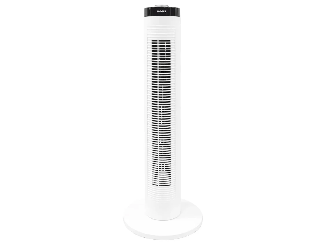 Ventilador de Torre HAEGER Tower Wind (3 velocidades - 45 W - Diámetro 81 cm)