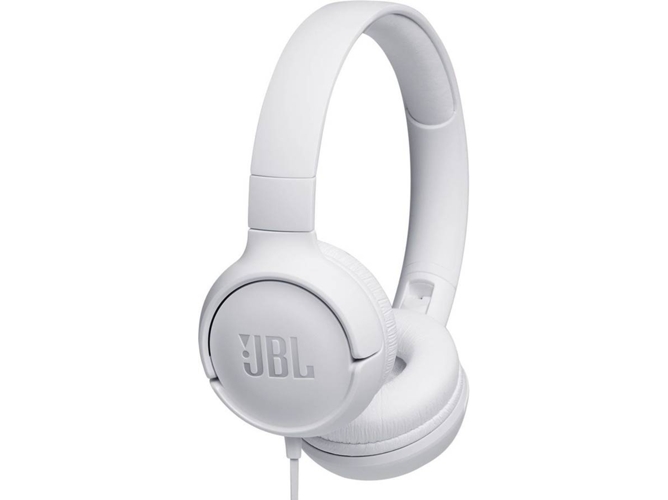Auriculares con Cable JBL Tune 500 (On Ear - Micrófono - Blanco)
