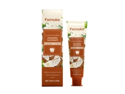 Pasta dental blanqueadora con aroma a flor de coco