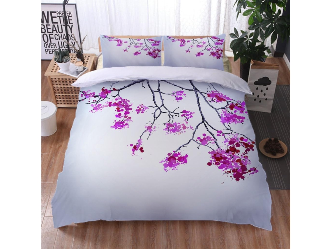 Juego Ropa Cama Funda Nórdica Microfibra Juego Estampado Almohada Niños 240x260cm 240 X 260 Cm 65