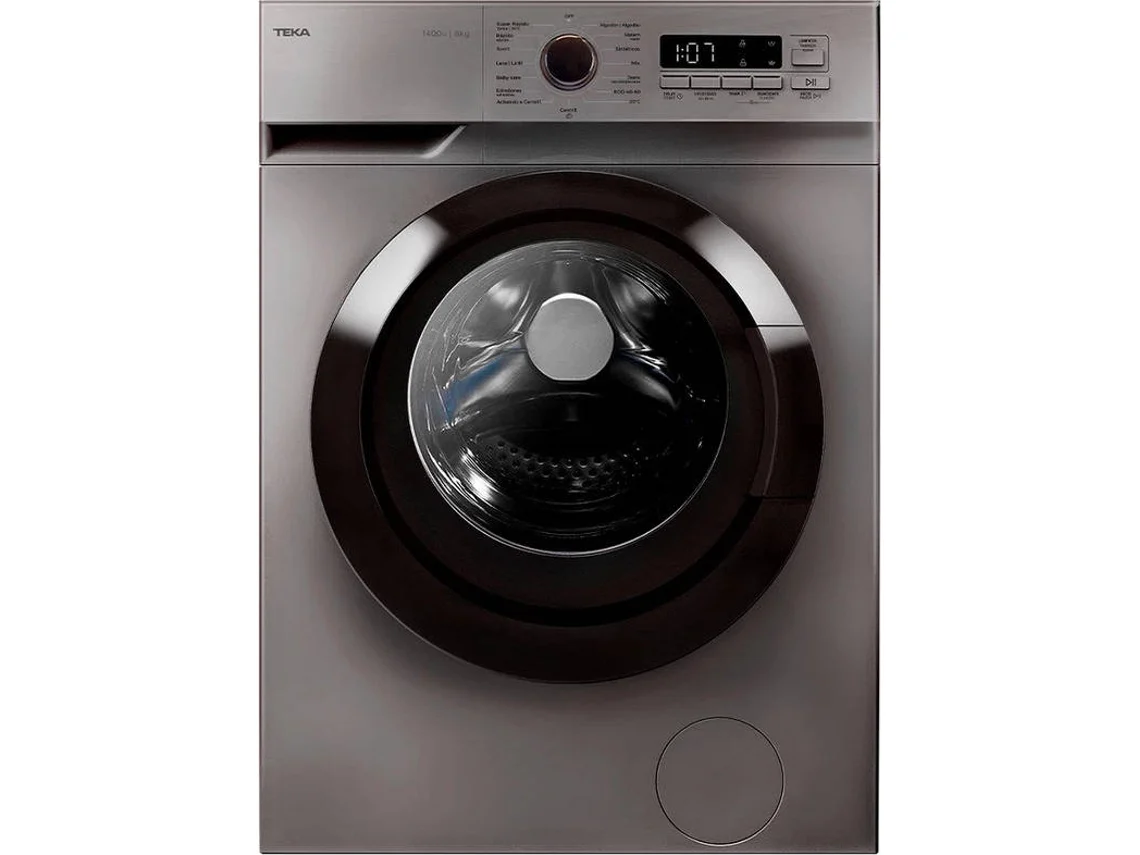 Lavadora TEKA WMK 40840 (8 kg - 1400 rpm - Inox)