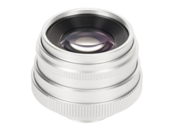 Objetivo Fijo Manual De 35 Mm F1.6 De Gran Apertura Con Montura C Para Cámaras Sin Espejo, Color Plata.